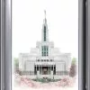 Brent Borup Draper Temple 19x23 Silver Frame -Modest Clothing Sales Draper2016x20201226720
