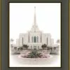 Brent Borup Gilbert Temple 30x36 Black/Gold Frame -Modest Clothing Sales Gilbert2024x30201226249