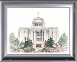 Brent Borup Meridian Temple 19x23 Silver Or Gold Frame