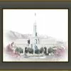 Brent Borup Mt Timpanogas Temple 30x36 Black/Gold Frame -Modest Clothing Sales Mt.20Timp2024x30201226645