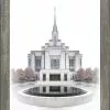 Brent Borup Ogden Temple 15x18 Gray Frame -Modest Clothing Sales Ogden2011x14201225815