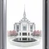 Brent Borup Ogden Temple 19x23 Silver Frame -Modest Clothing Sales Ogden2016x20201225822