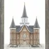 Brent Borup Provo City Temple 15x18 Gray Frame 2 Brent Borup Provo City Temple 15x18 Gray Frame -Modest Clothing Sales Provo20City20Center2011x14201226515