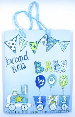 Gift Bag Baby Boy Blue