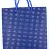 Gift Bag White Polka Dot Blue
