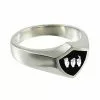 Sign Language CTR Ring Silver Large
