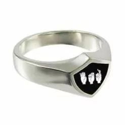Sign Language CTR Ring Silver Large