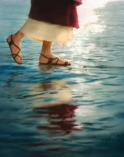 Jay Ward Where Jesus Walked 11x13 Gray Frame